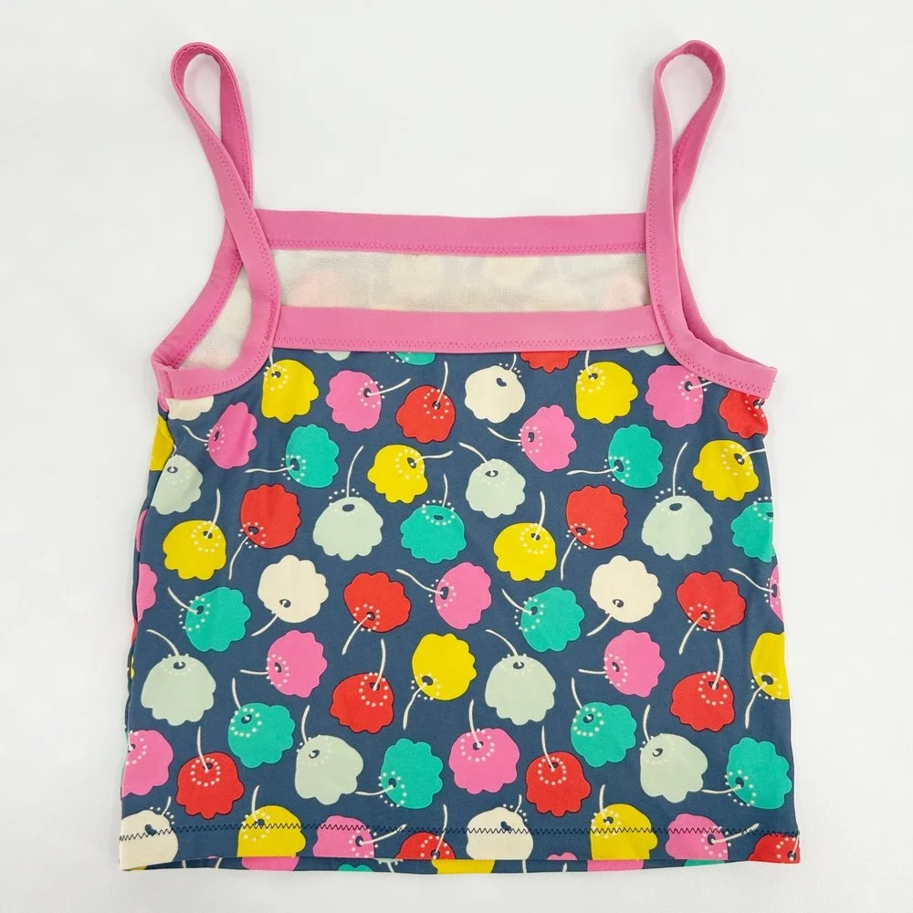 Mini Boden Girls Floral Tulip Print Tankini Swim Top Swimsuit‎ Size 9-10Y